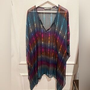 Twelfth Street by Cynthia Vincent Geometric Sheer Top